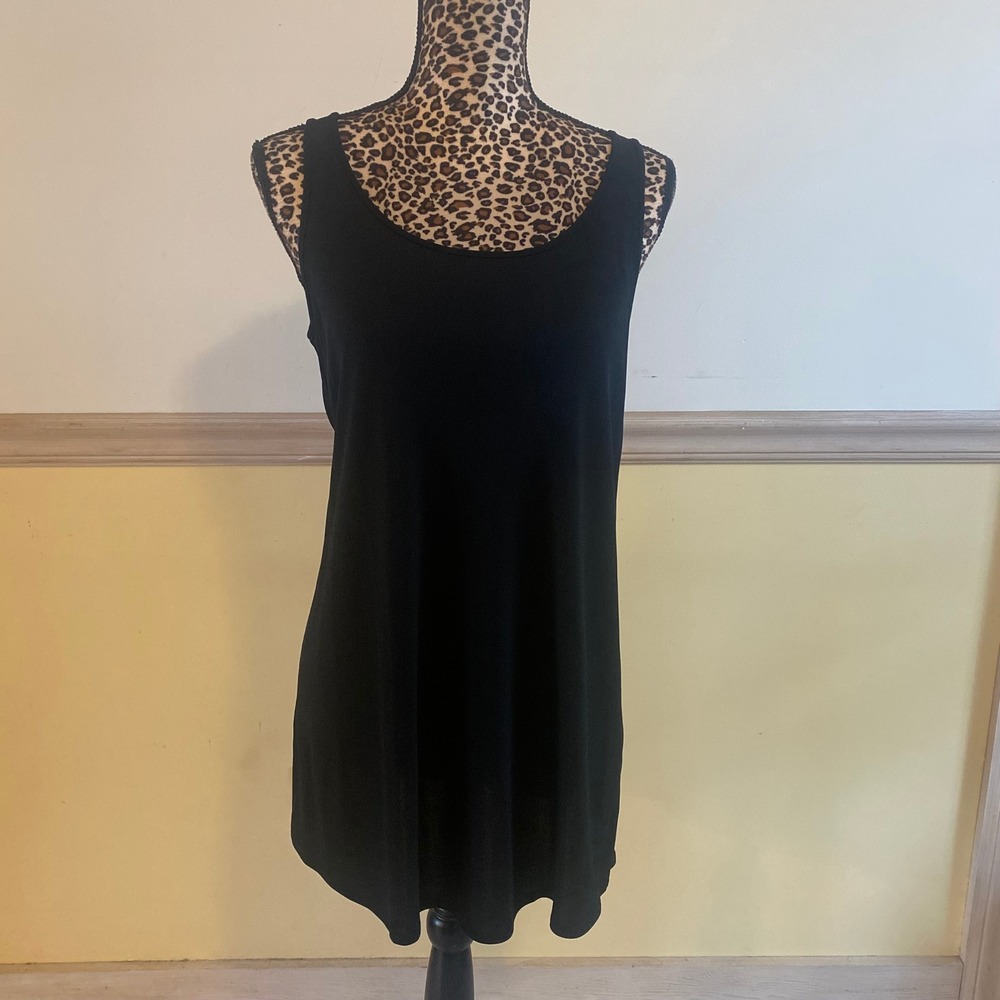EILEEN‎ FISHER Women's 100% Silk Tank Top Cami Blouse Black Size S P
